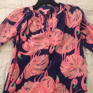Lilly Pulitzer Elsa Silk Top XS
